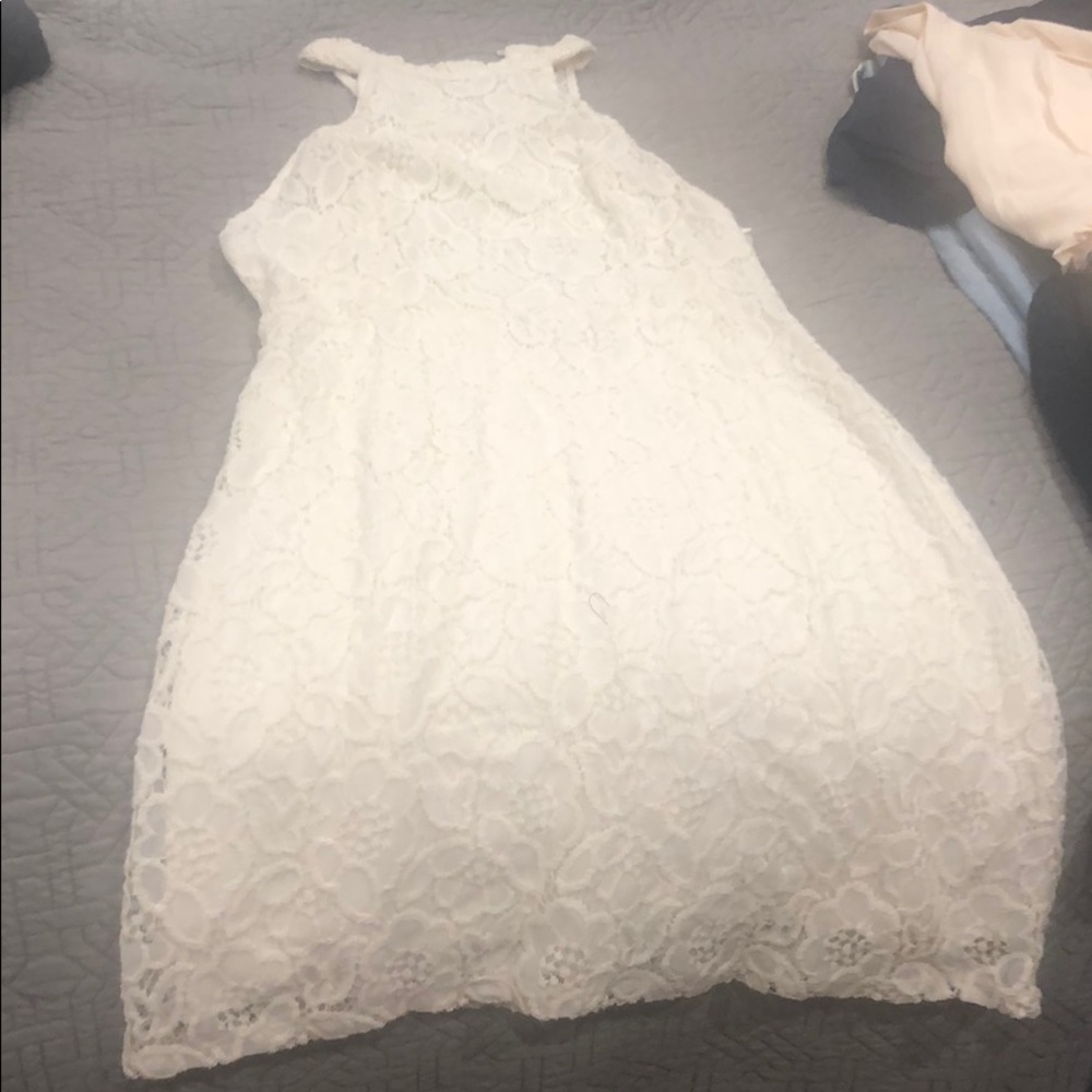 A&F lace halter dress